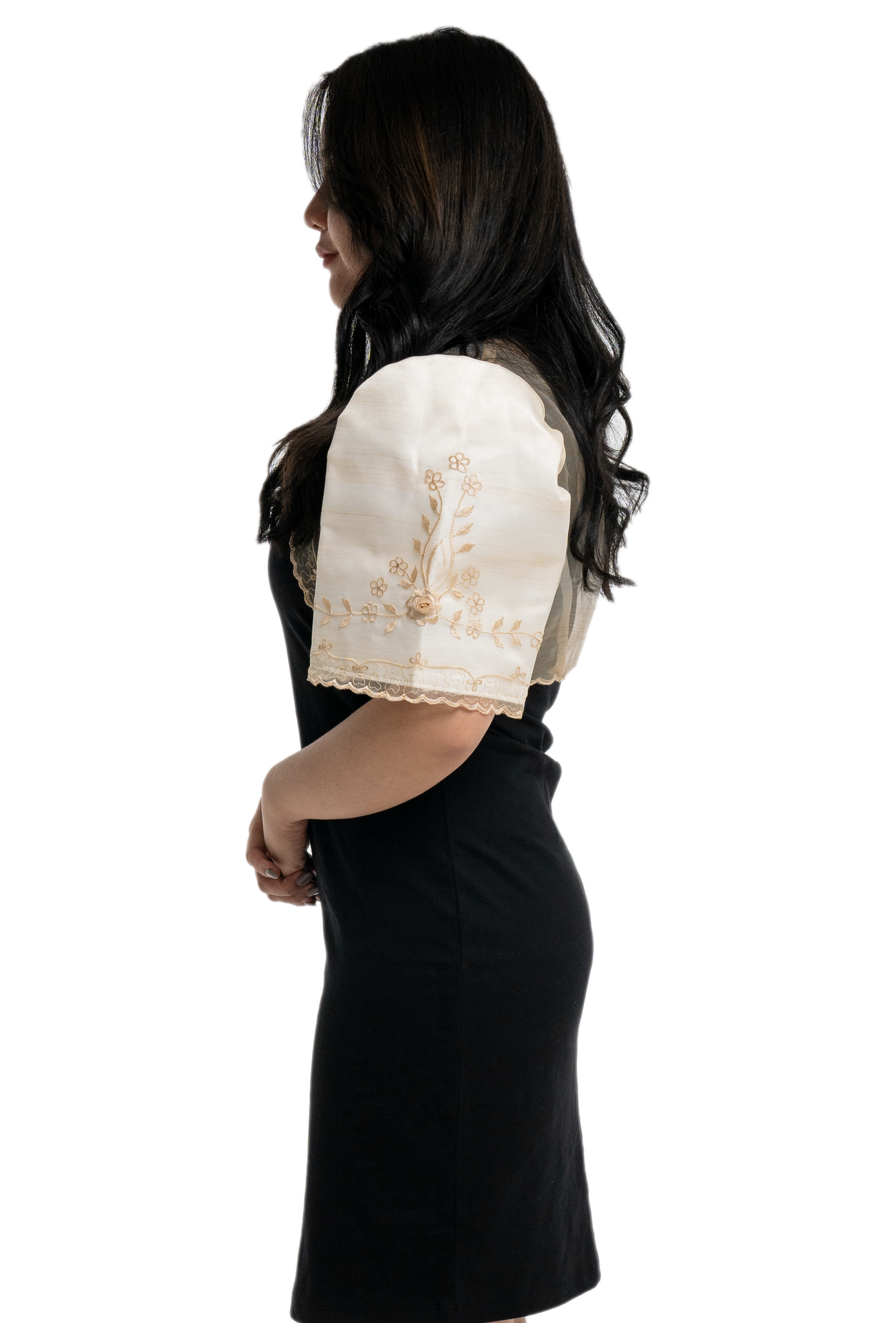 Cream Filipiniana Bolero 