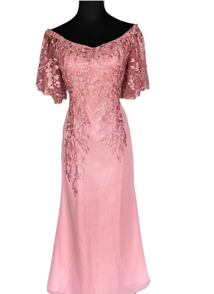 Pink Filipiniana Dress