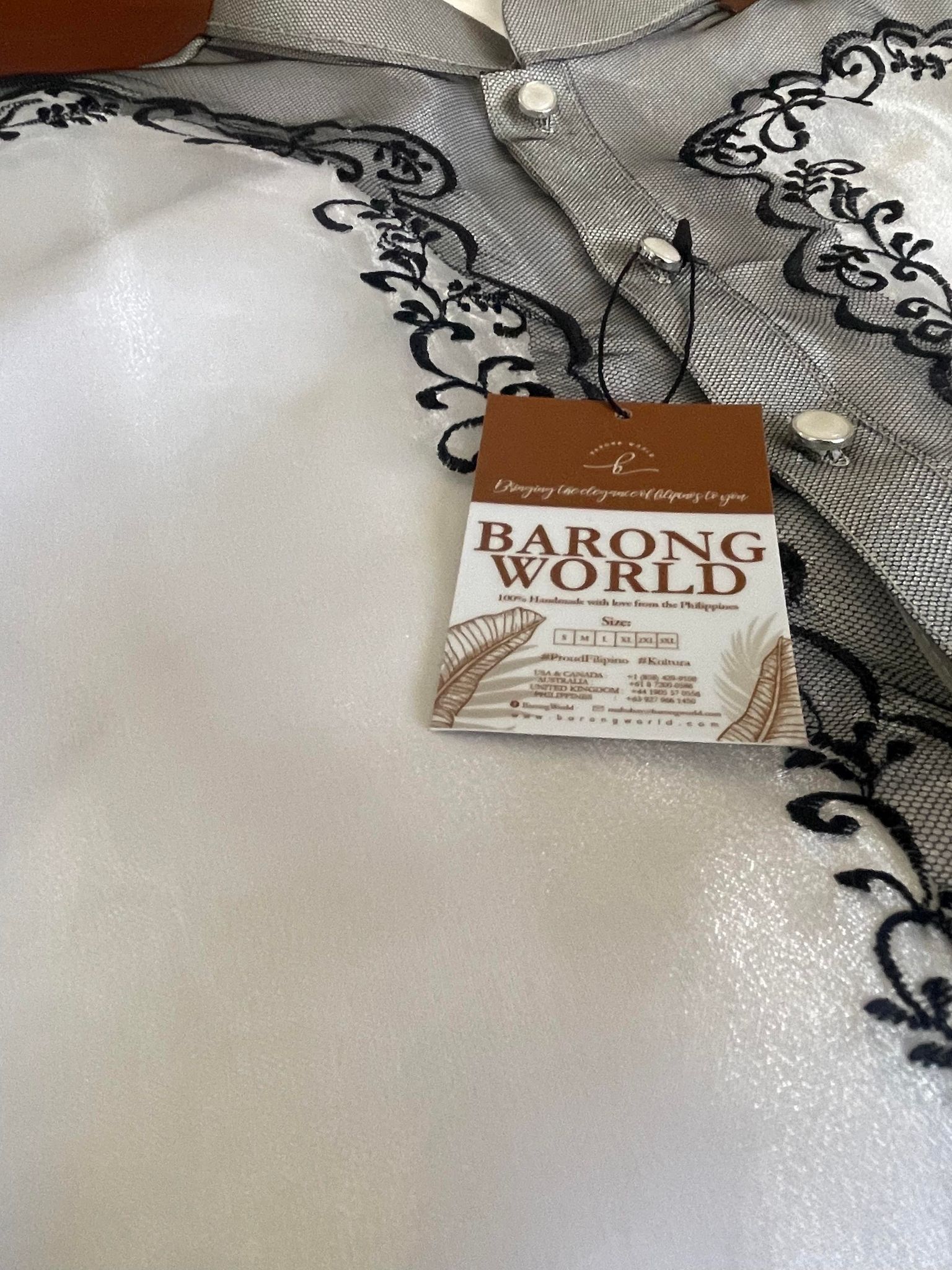 Short Sleeves Barong Tagalog