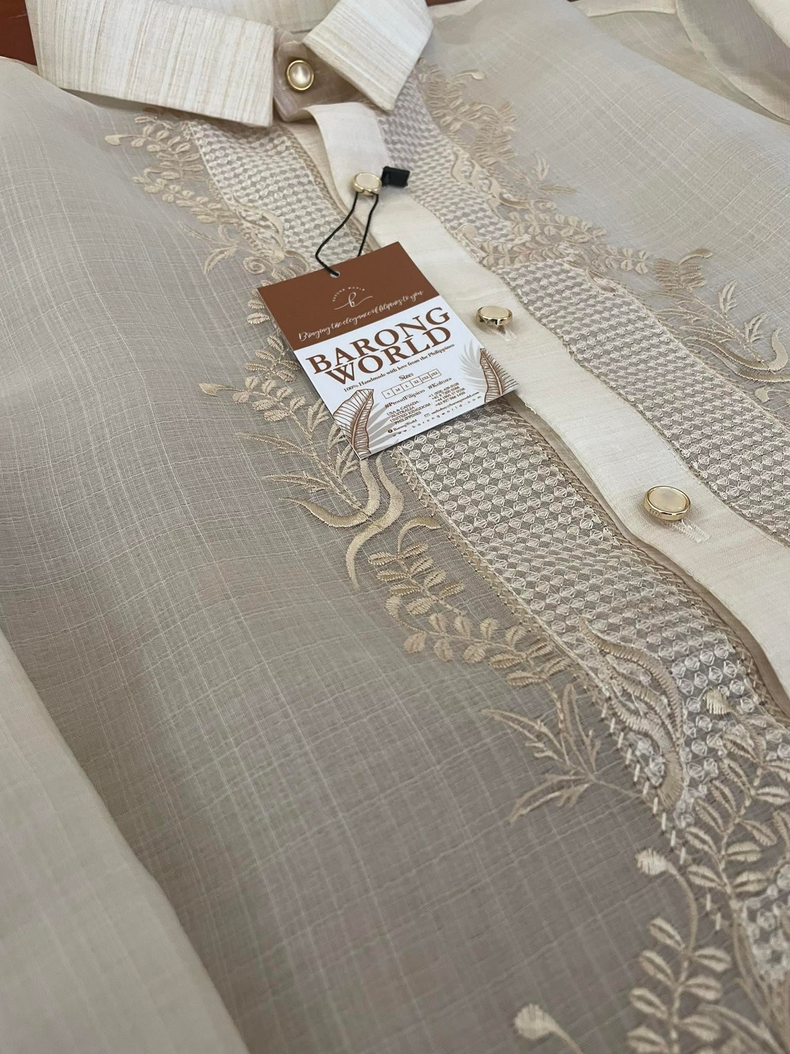 Premium Embroidery Barong Tagalog