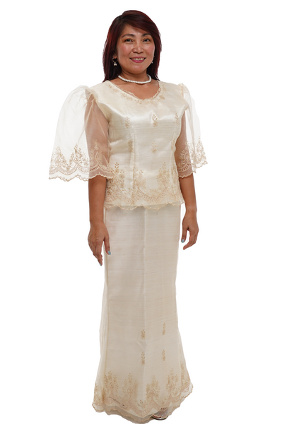handcrafted Filipiniana  Dress