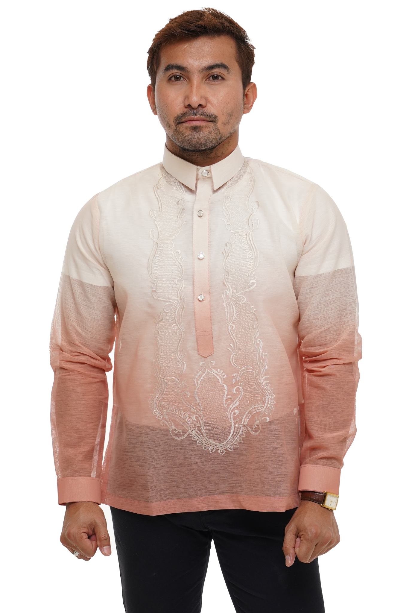 Premium Mono Pink Barong Tagalog