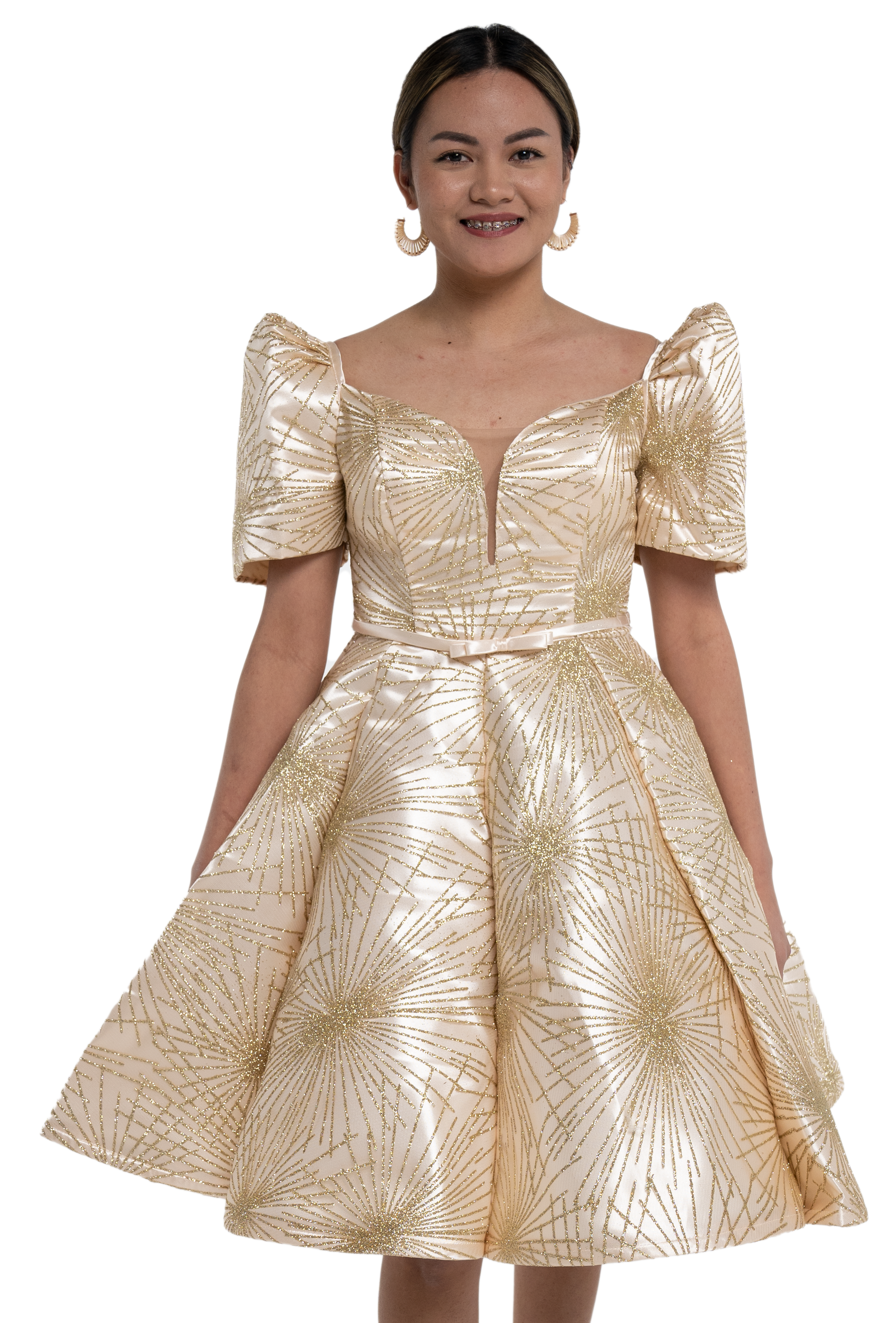 Cocktail Filipiniana Dress