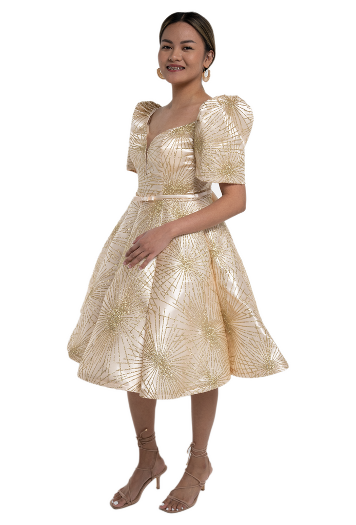 Short filipiniana dress deals