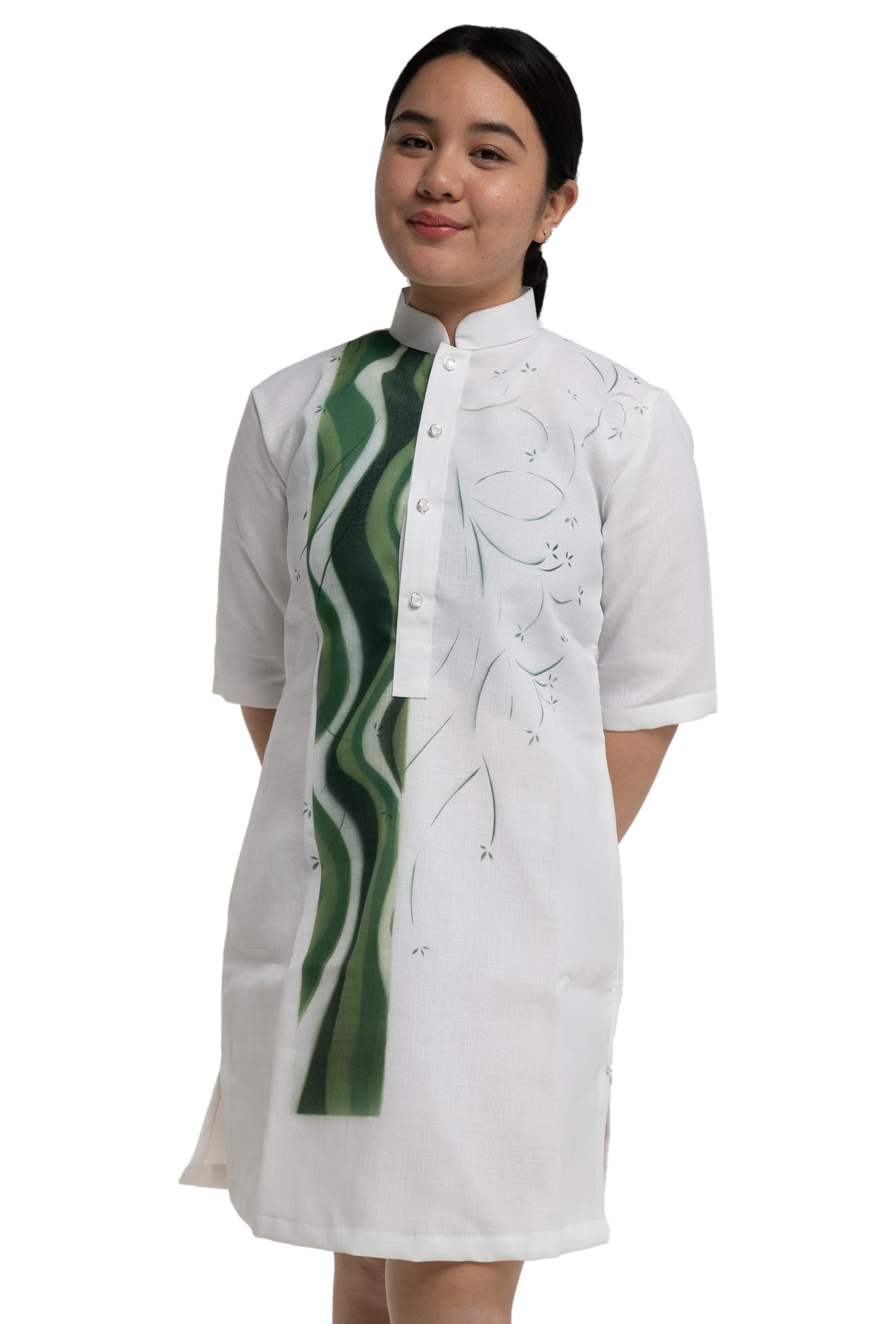Jusi Barong Dress Cultural Green