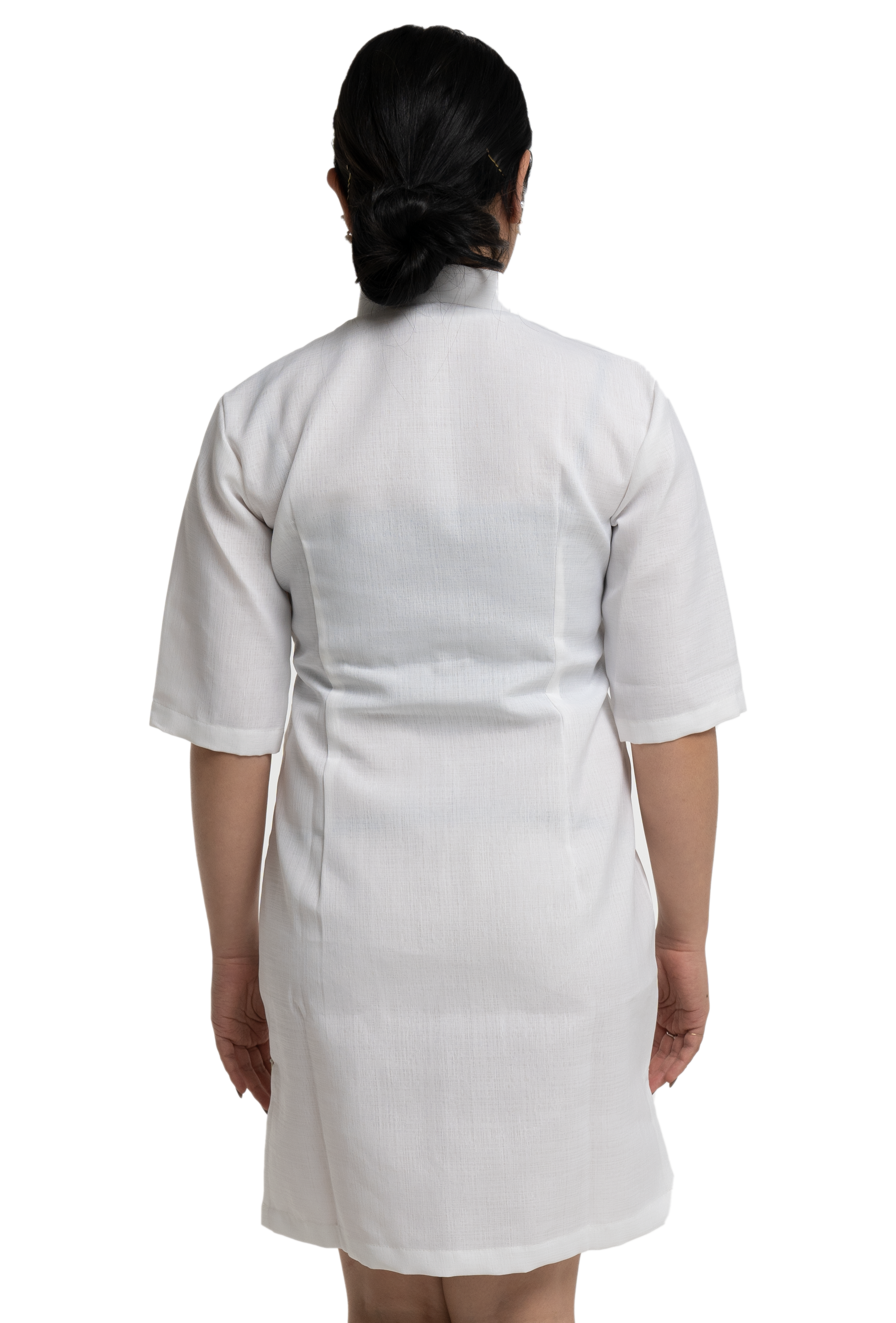 Green Barong Dress Back Details