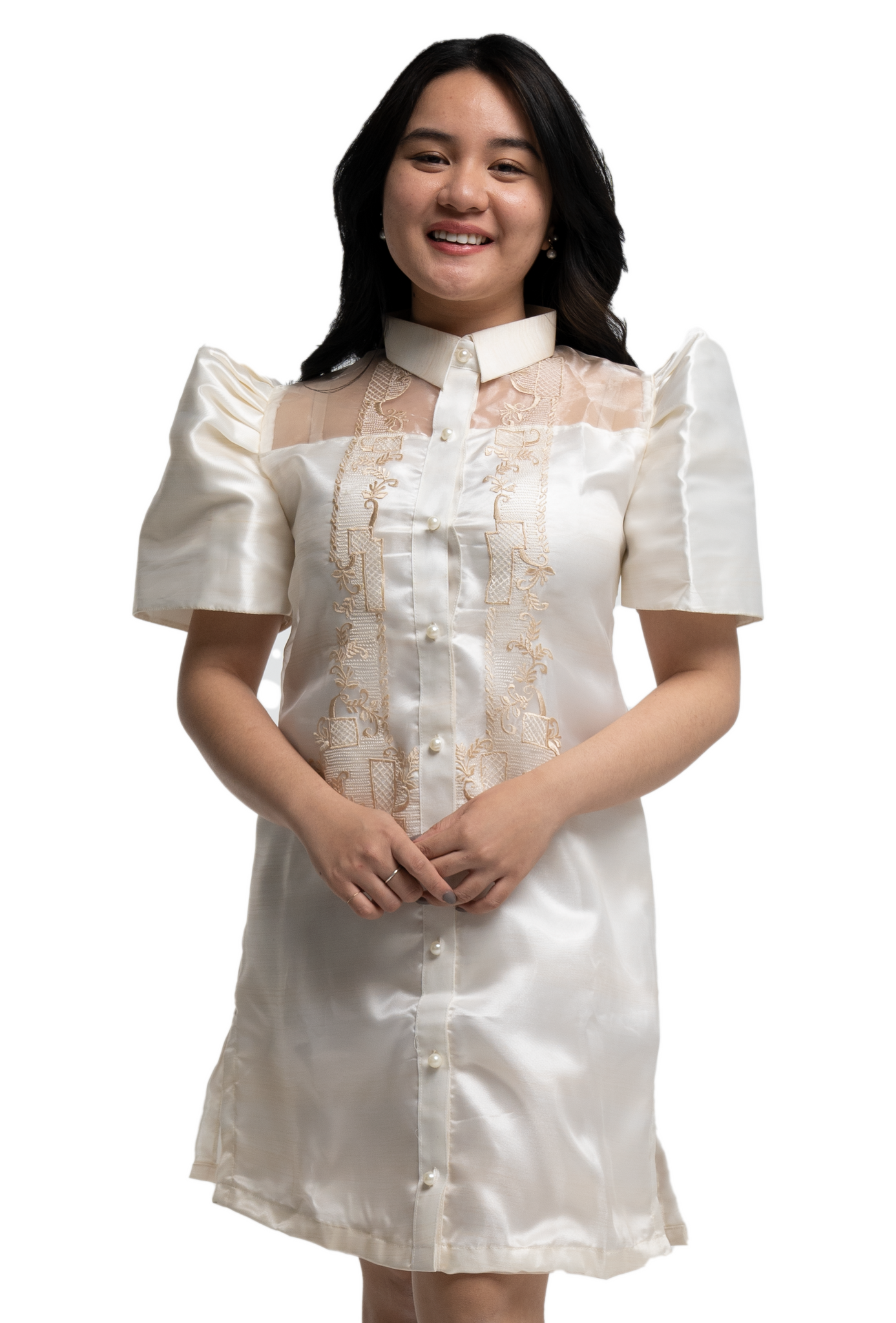 Filipiniana Organza Barong Dress