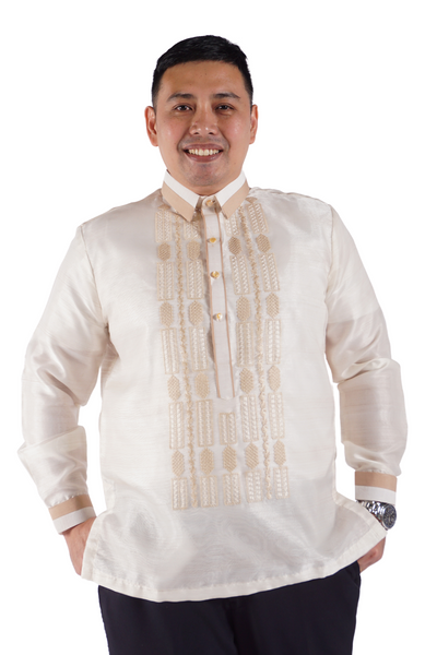 Men's Organza Premium Embroidery Classic Barong Tagalog - Justin - JN0 ...