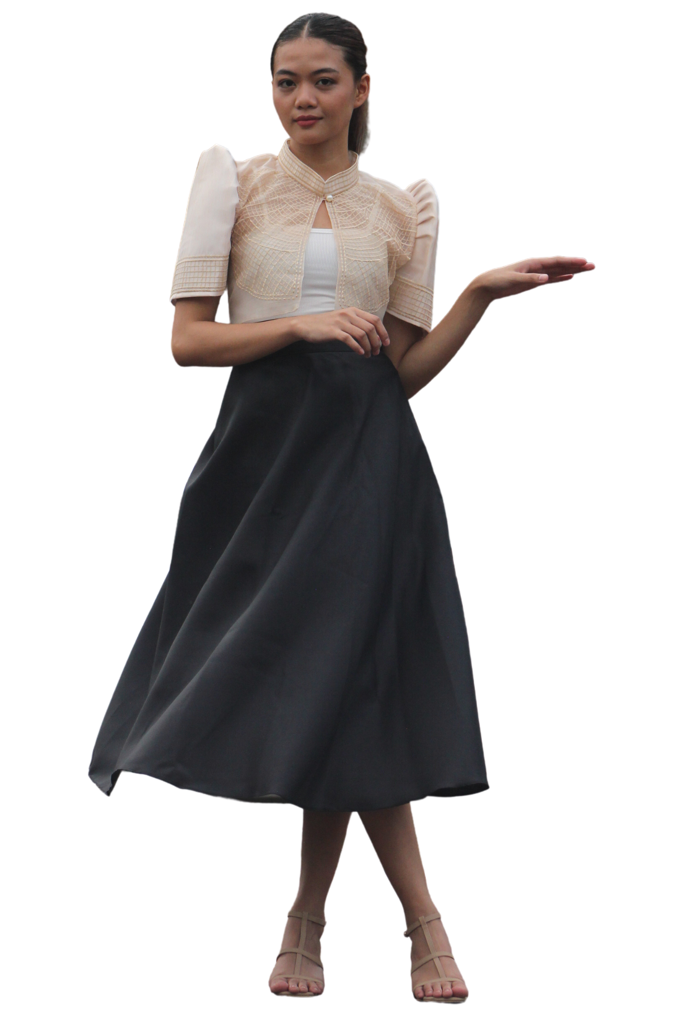 Bolero filipiniana dress clearance