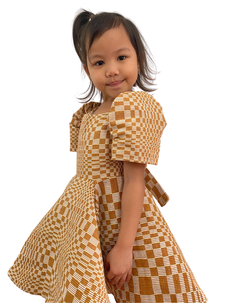 Girls Ilocos Pinilian Handmade Filipiniana Dress Gia GHW01 Barong World