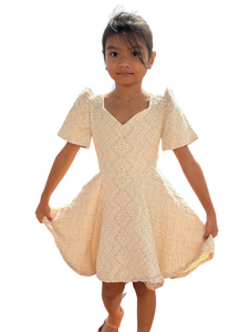 Girls Pinilian Filipiniana Dress