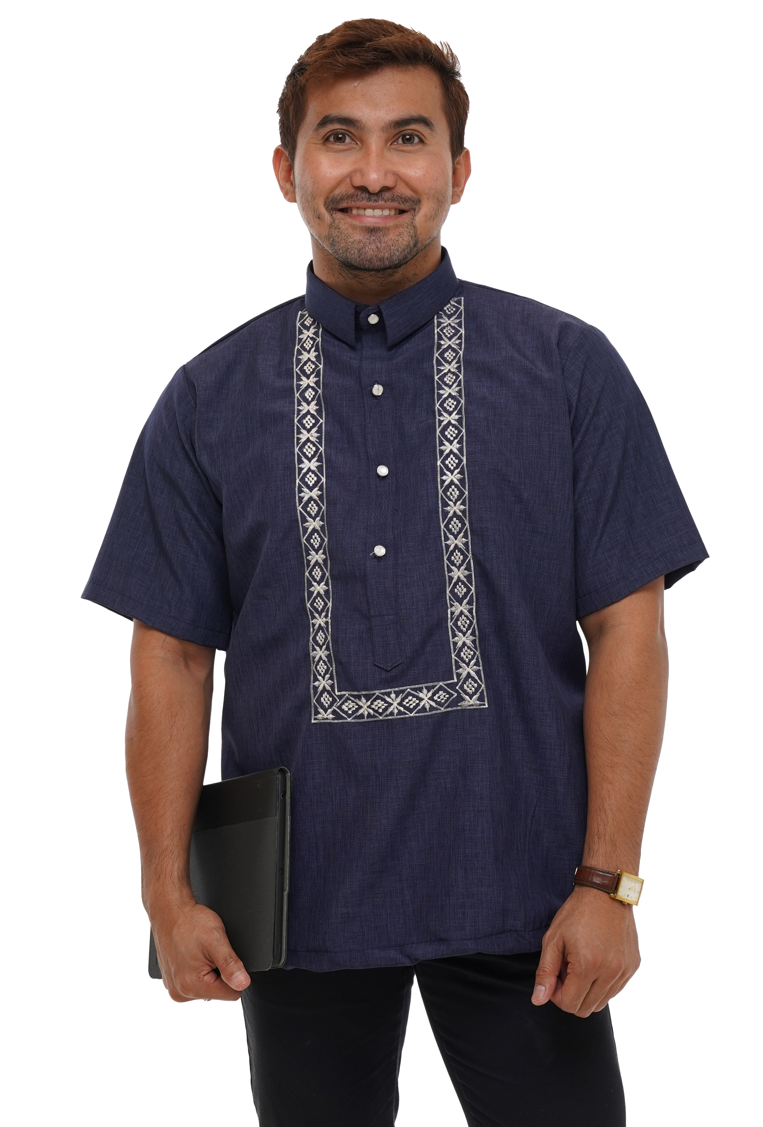 Hugo Navy Blue Barong Tagalog