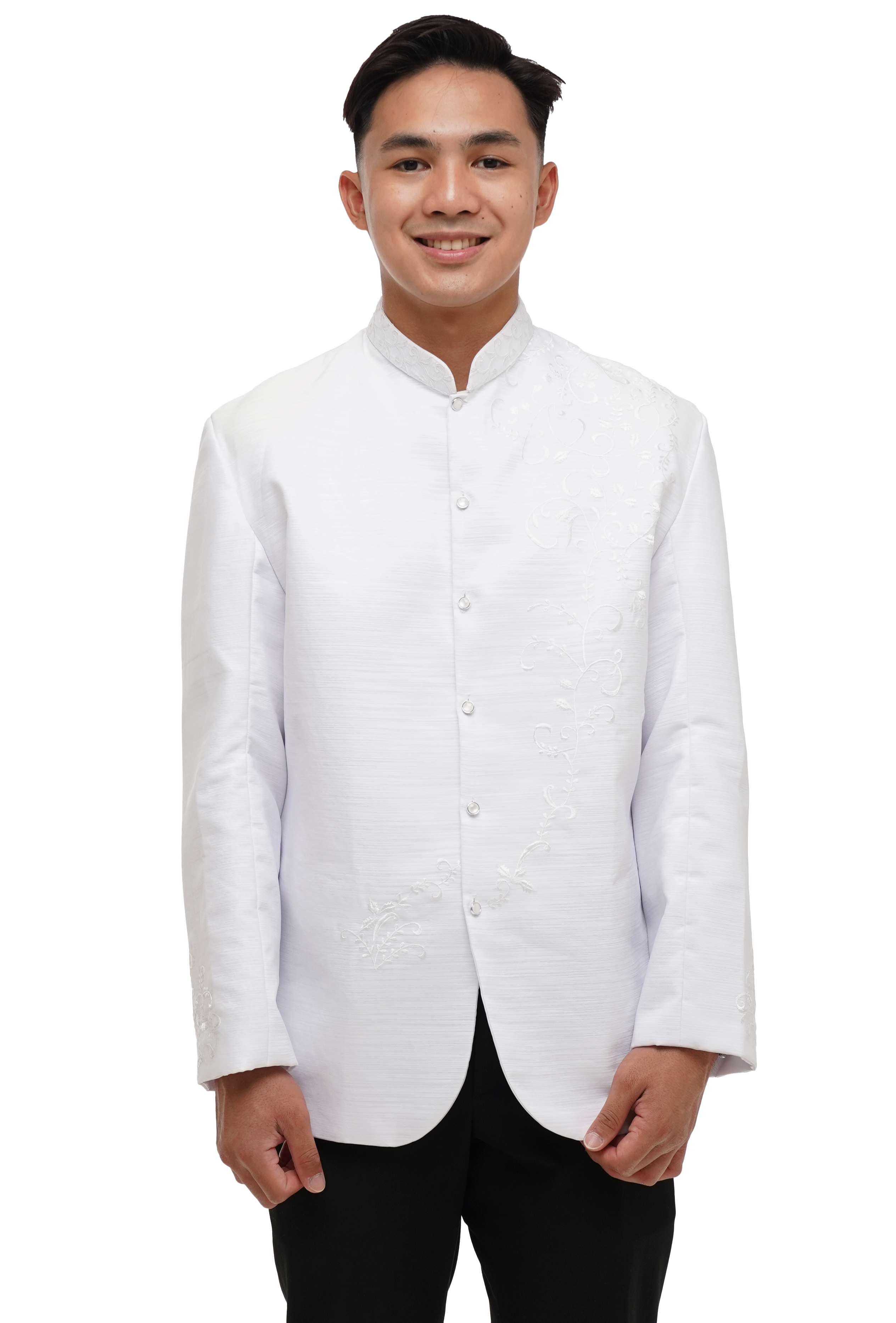 Cocoon White Premium Barong Tagalog Coat
