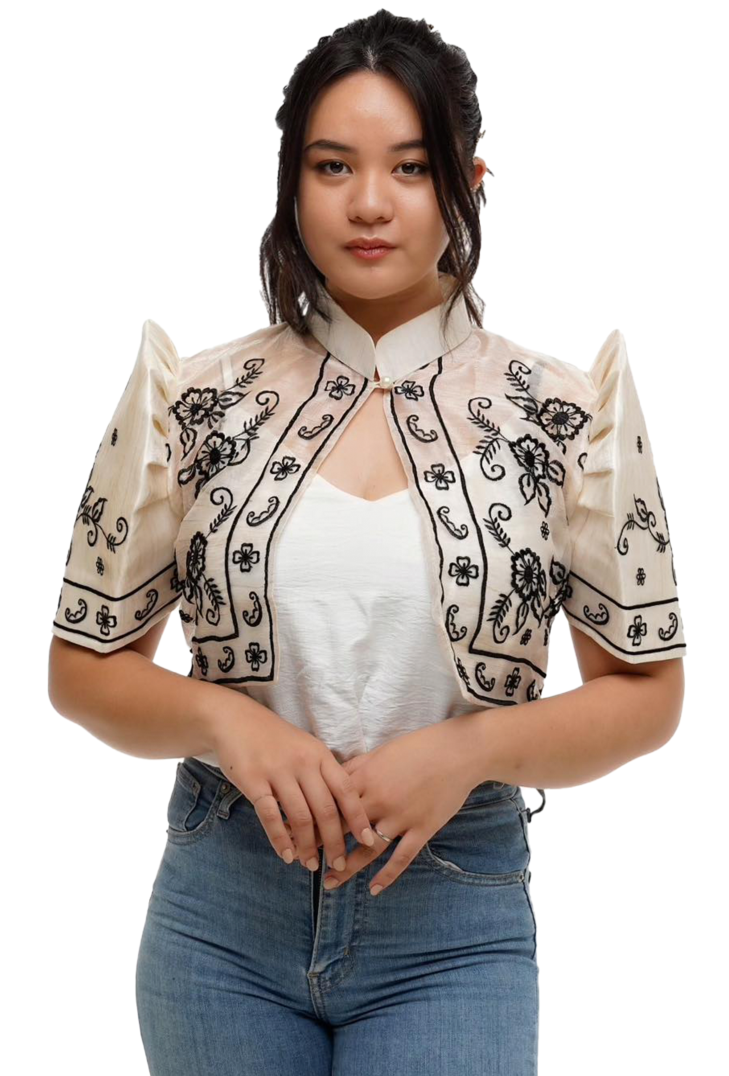 Premium Filipiniana Organza Bolero