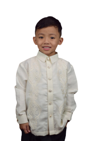 Boys Jusi Classic Barong Tagalog Patrick JS13 For Sale Barong World