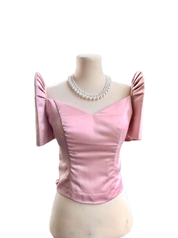 Pink Filipiniana Bolero